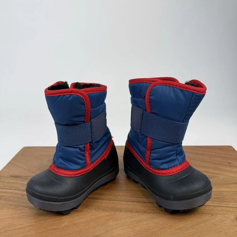 New Kids Kamik Snowbug 7 Insulated Faux Fur Lined Waterproof Snow Boots Size 5 C